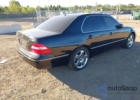 2006 Lexus Ls 430 из США, поврежденный, VIN JTHBN36F165046891
